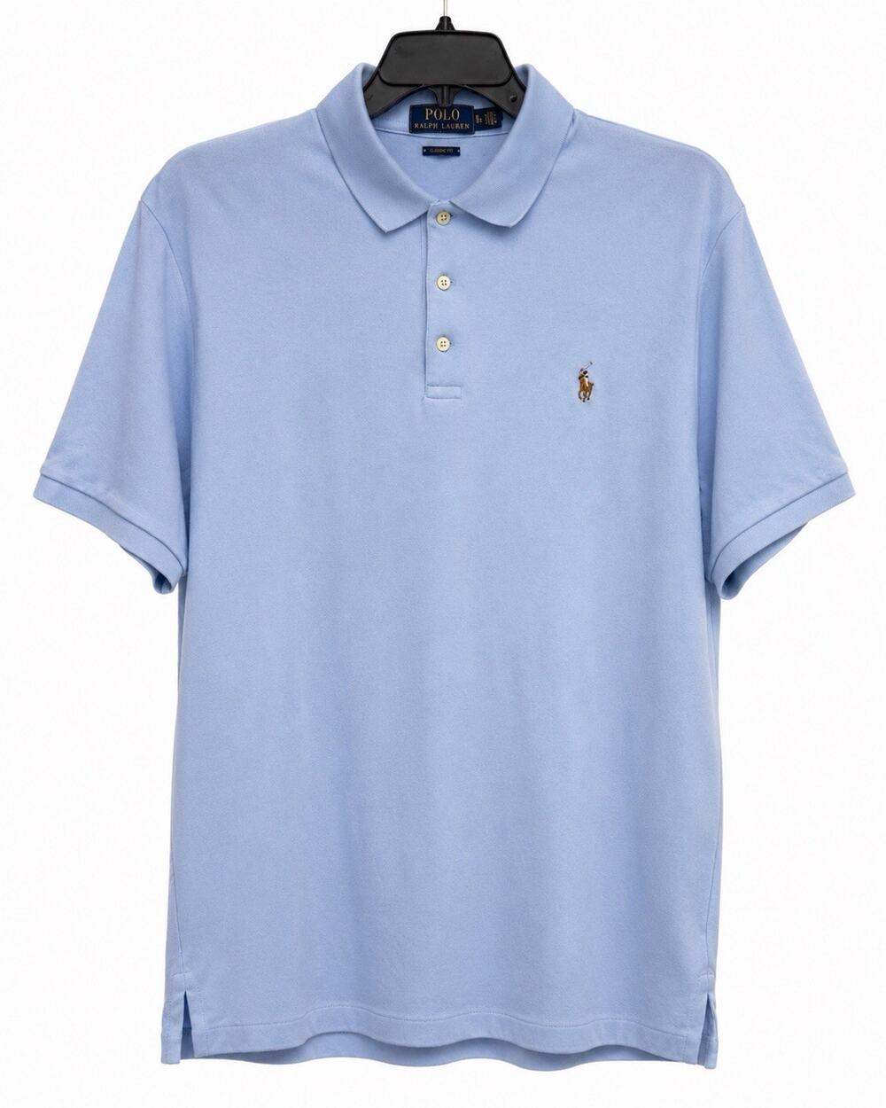 Polo by Ralph Lauren Light Blue Classic Pique Polo Shirt